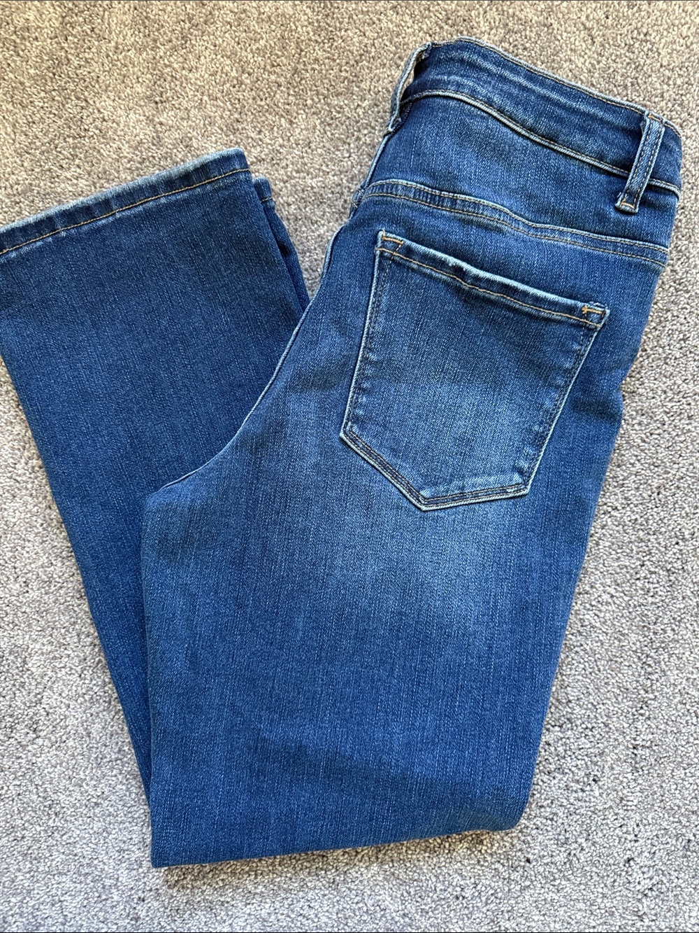 Loverlet Dark Blue Straight-Leg Woman's Jeans - Picture 4 of 8